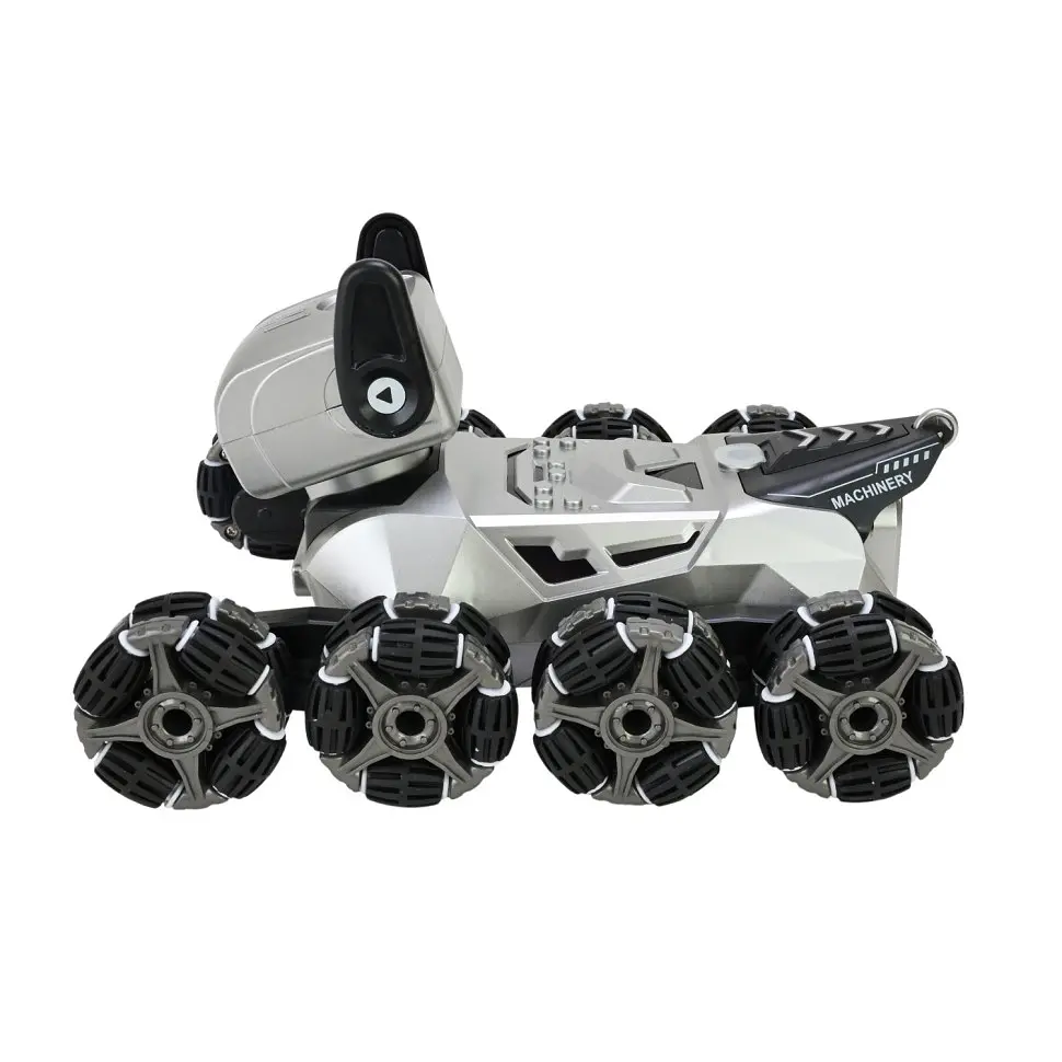 Детская игрушка на радиоуправлении "Собака" Bambi 1028(Silver) световые и звуковые эффекты - фото 2