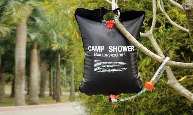 Літній душ дачний переносний похідний CAMP SHOWER 20 літрів / Душ для дачі підвісний - фото 5