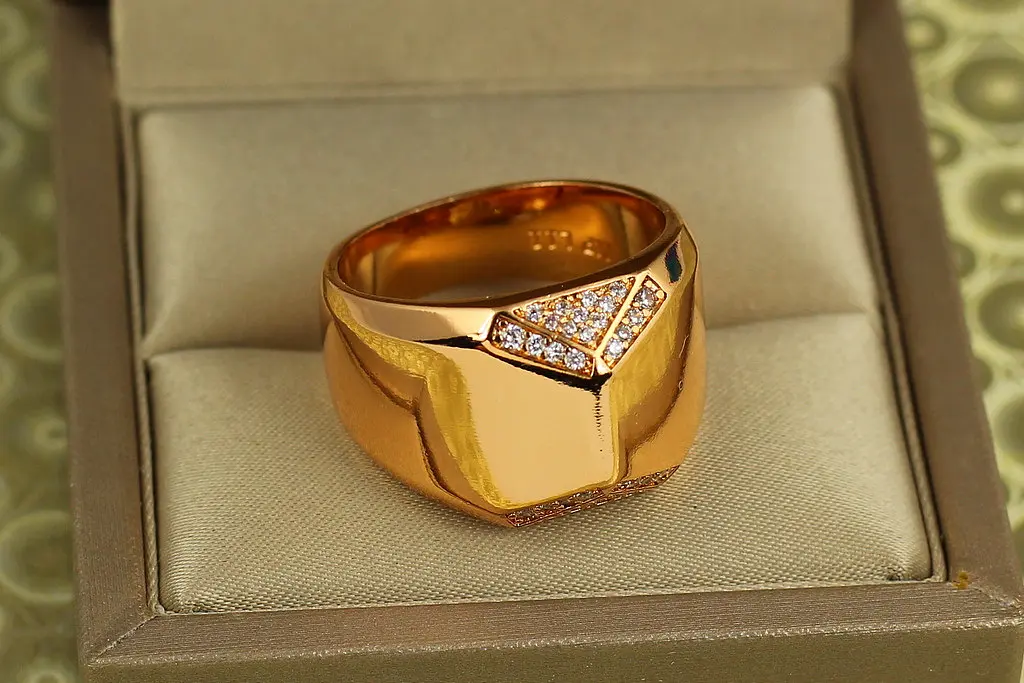 Кільце Xuping Jewelry Грань досконалості р 20 золотисте - фото 2
