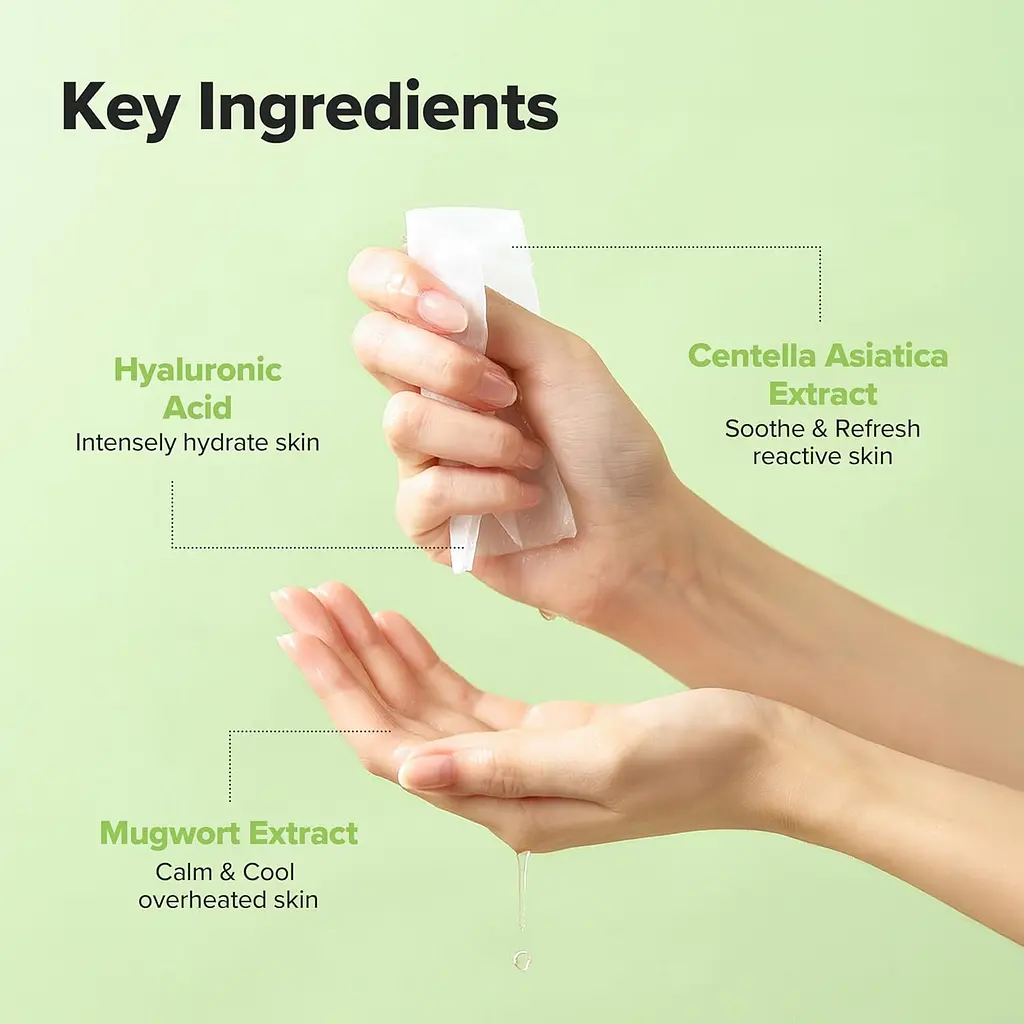 Заспокійлива маска з центеллою Beauty of Joseon Centella Asiatica Calming Mask 25 мл 10 шт. - фото 8
