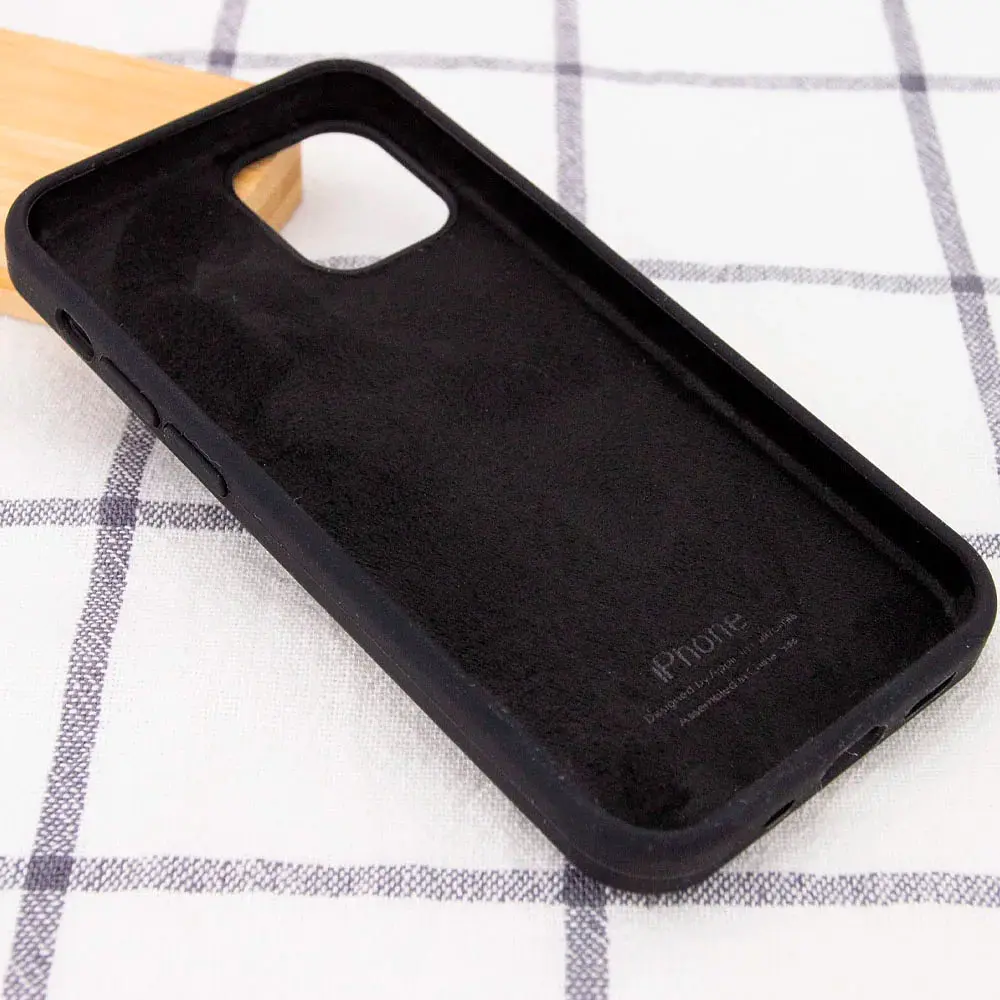 Чохол Silicone Case для Apple iPhone 15 Pro Black AA [92743] - фото 3