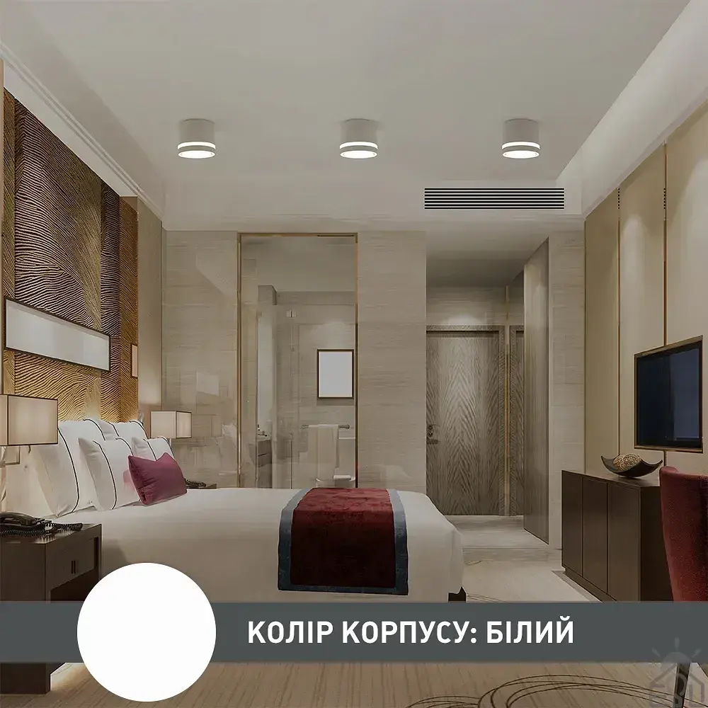 Спотовий світильник GELA R 85x70 мм Білий для лампи GX53 ESLLSE - фото 9