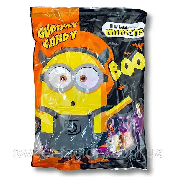 Жувальні цукерки Minions Halloween Gummy Candy Boo 240г - фото 3