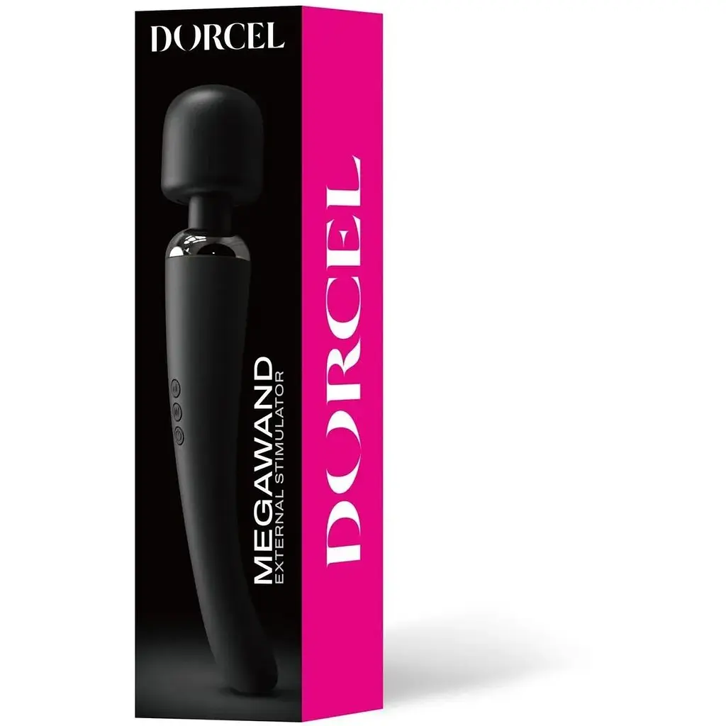 Потужний вібромасажер Dorcel Megawand Black перезаряджається 160 режимів - фото 6