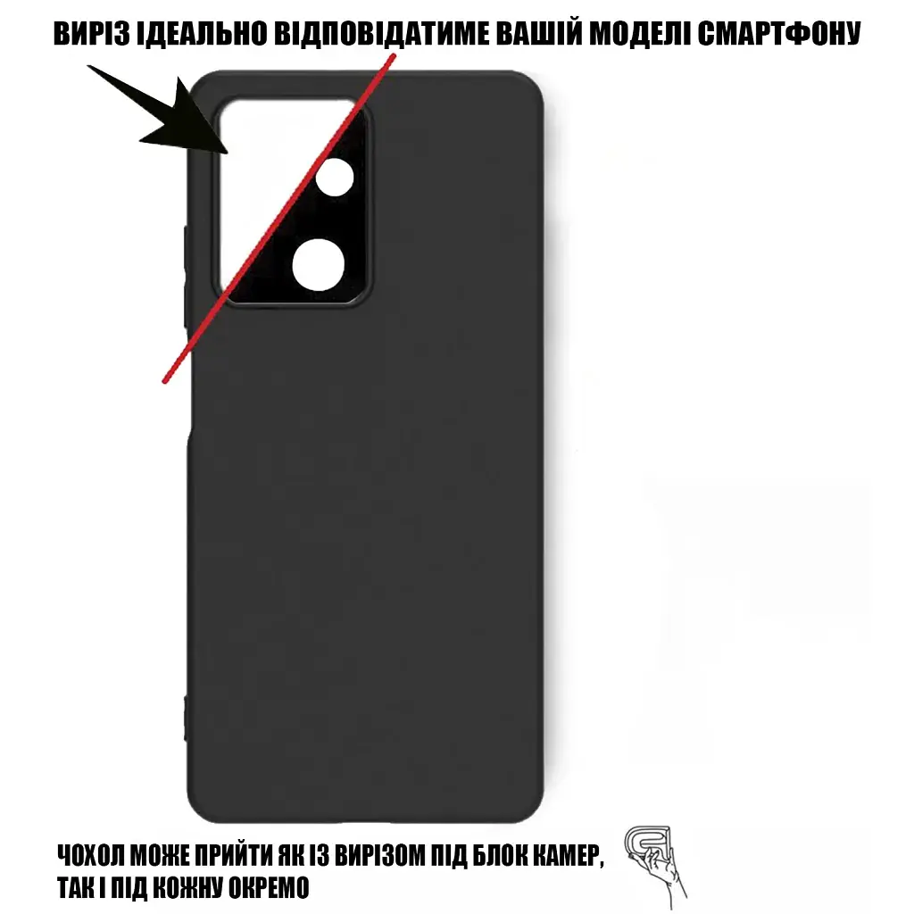 Чохол до мобільного телефона BeCover Silicone Xiaomi Redmi 15С 4G/5G Black (713784) - фото 6