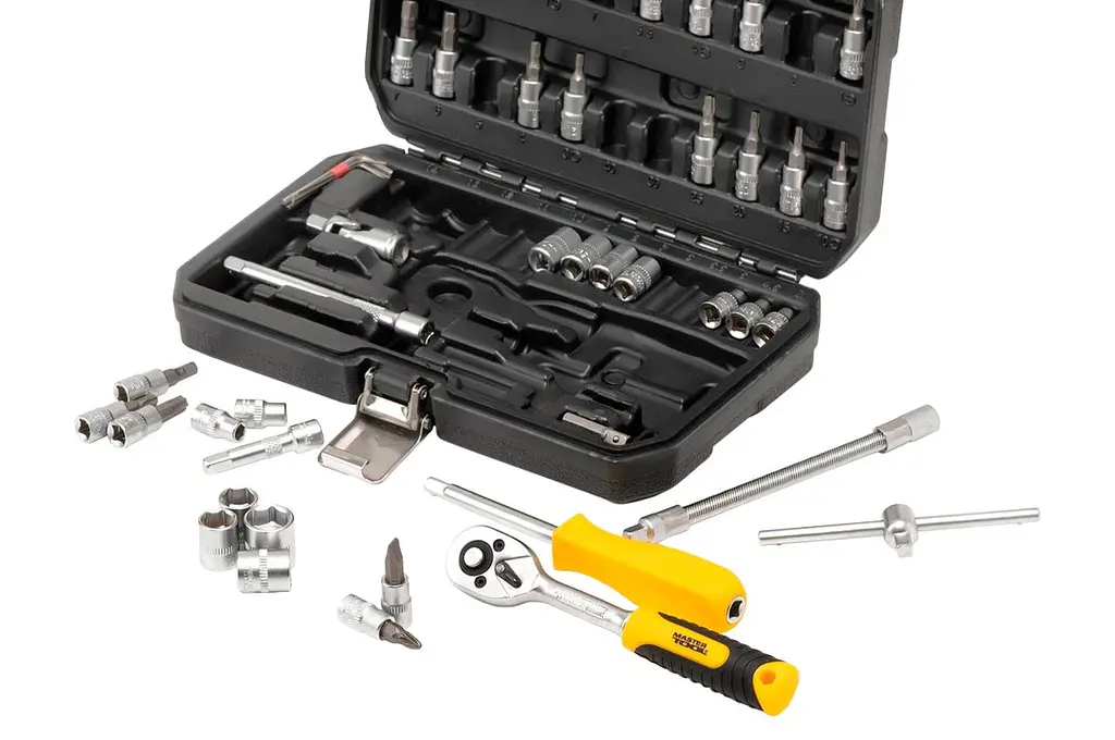 Набір ручного інструменту MasterTool 78-2047 1/4" набір 46 предметів - фото 2