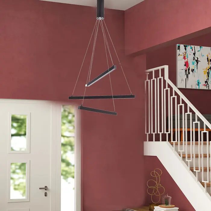 Люстра Brille подвесная лофт LED 39W WW BK (BL-833S/3) - фото 7