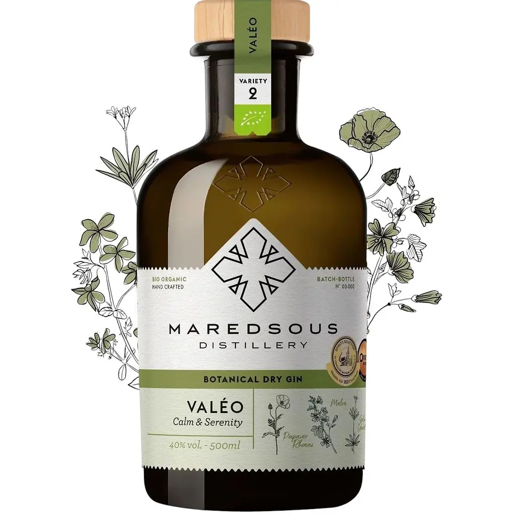 Джин Maredsous Distillery Valeo 40% 1 л  - фото 2
