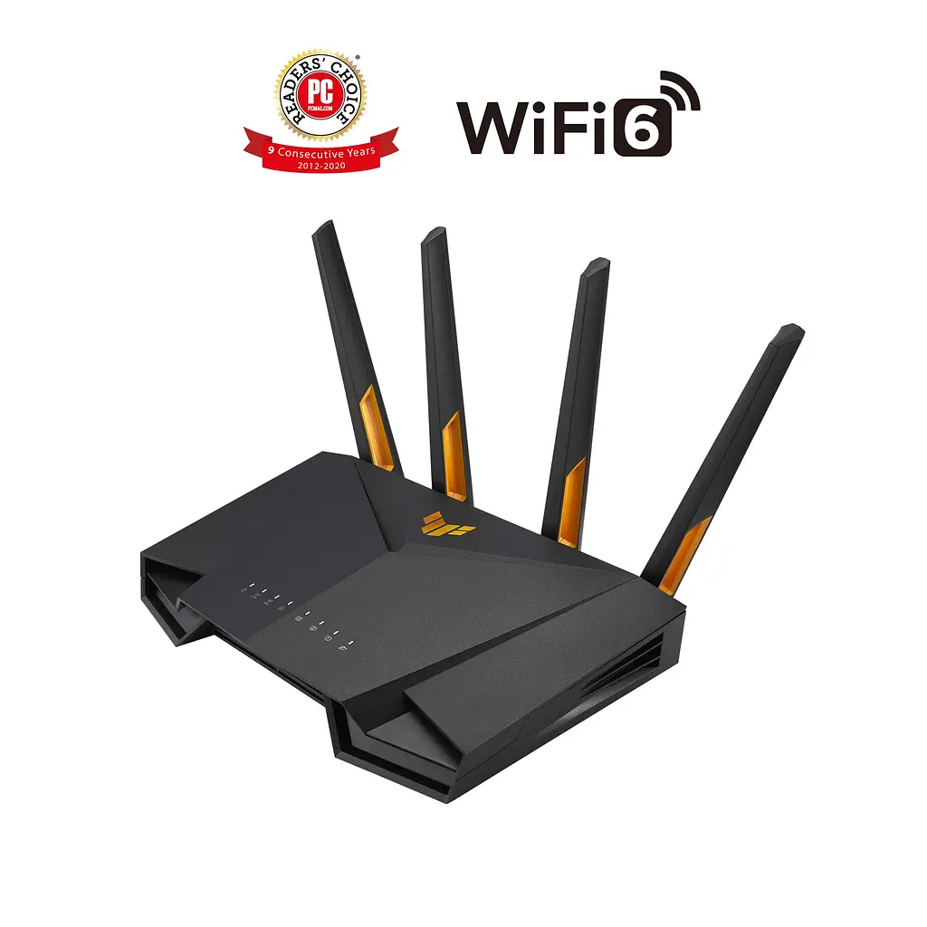 ASUS Маршрутизатор TUF-AX3000 V2 4xGE LAN 2,5xGE WAN 1xUSB3.2 MU-MIMO OFDMA MESH gaming - фото 4