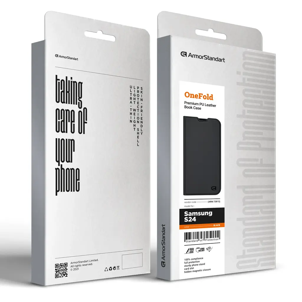 Чохол-книжка ArmorStandart OneFold Case для Samsung S24 Black - фото 6