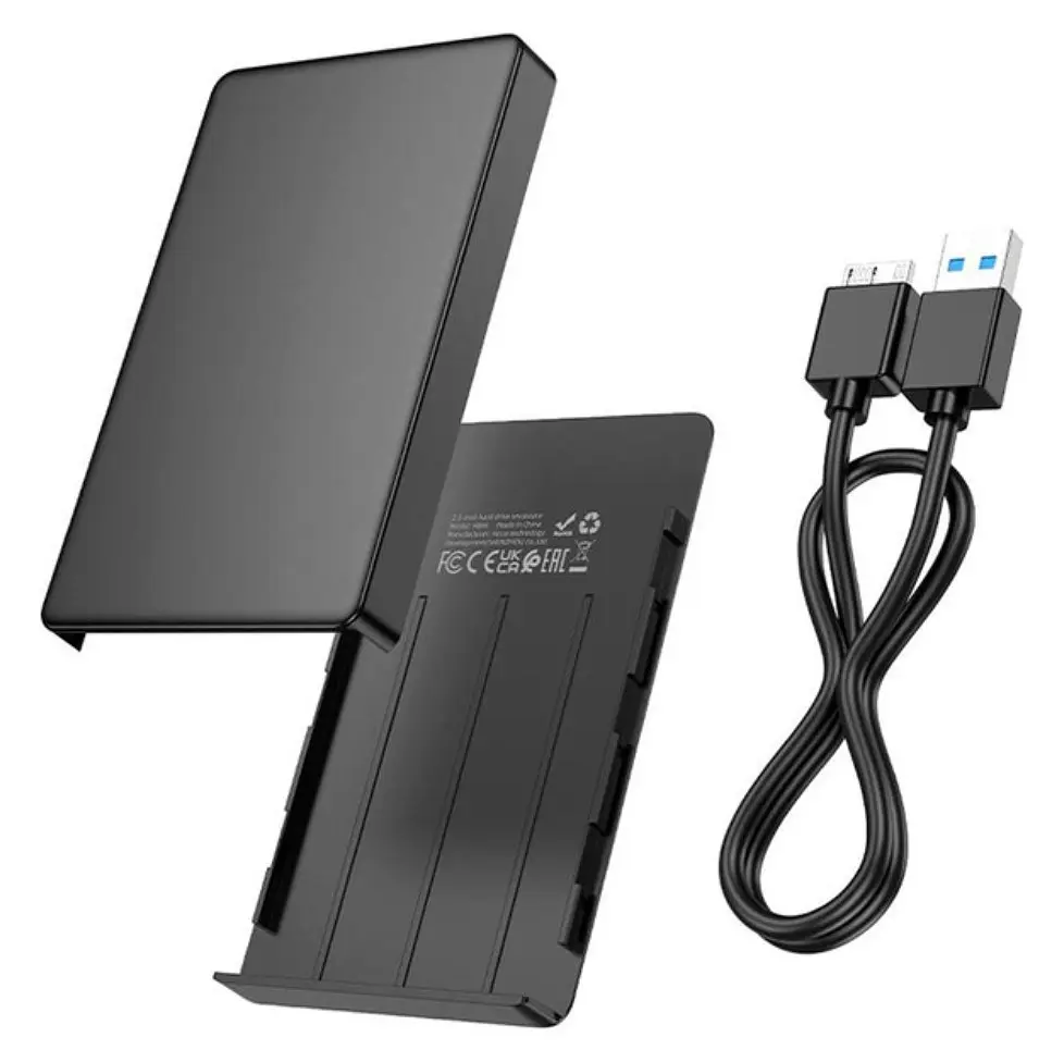 Корпус карман Hoco HB46 USB3.0 для внешних дисков HDD/SSD 2.5" SATA Black - фото 3