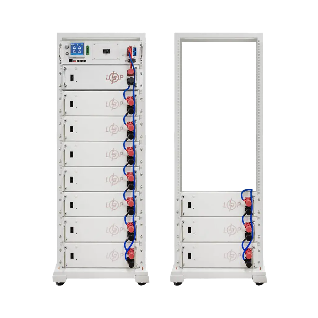 Високовольтний акумулятор LP LiFePO4 Battery HVM 563,2V 50Ah (28160Wh) BMS 125А AB Lrack white - фото 2