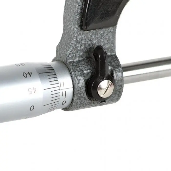 Мікрометр ручний INTERTOOL MT-3041 0–25 мм з кейсом і ключем, з фіксатором і тріскачкою - фото 4
