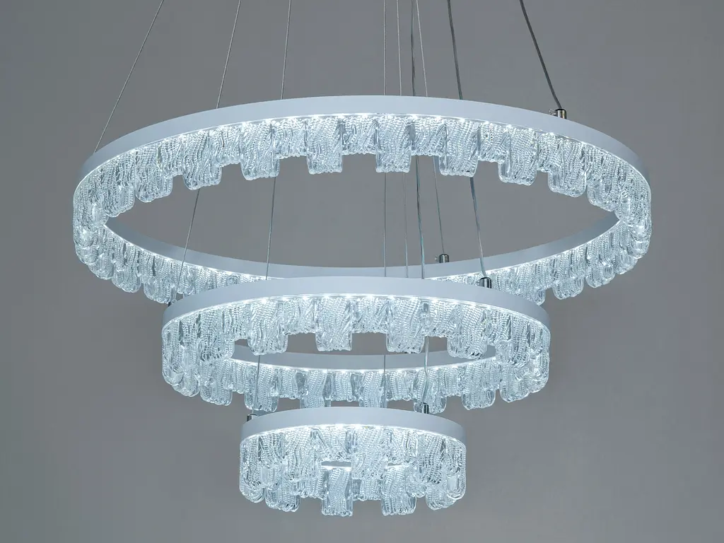 Люстра LED підвісна Romin чорна 140Вт пульт до 25м² - фото 2