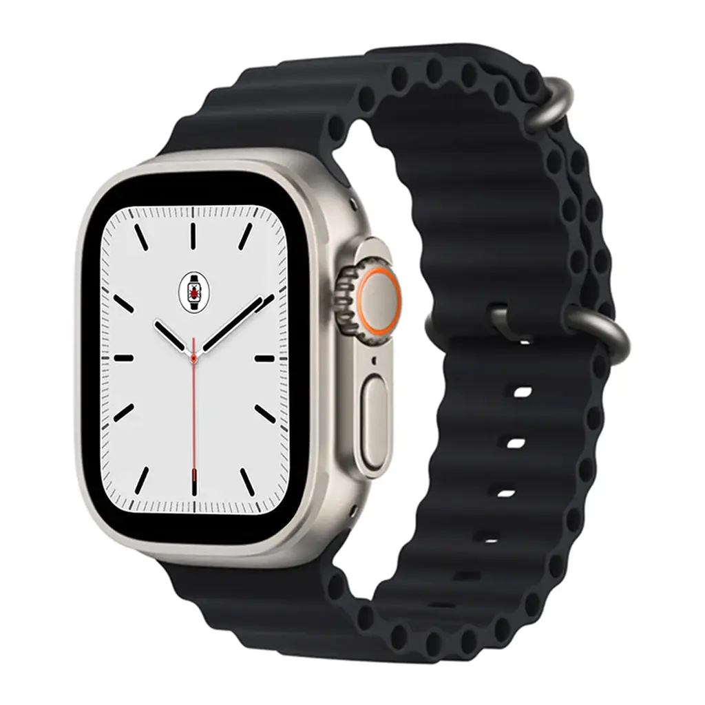Ремінець Ocean Band для Apple Watch 42/44/45/46/49mm Black [76043] - фото 2