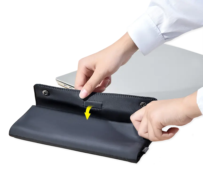 Сумка для гаджетов Baseus Folding Series 16 Laptop Sleeve (LBZD-B0G) - фото 5