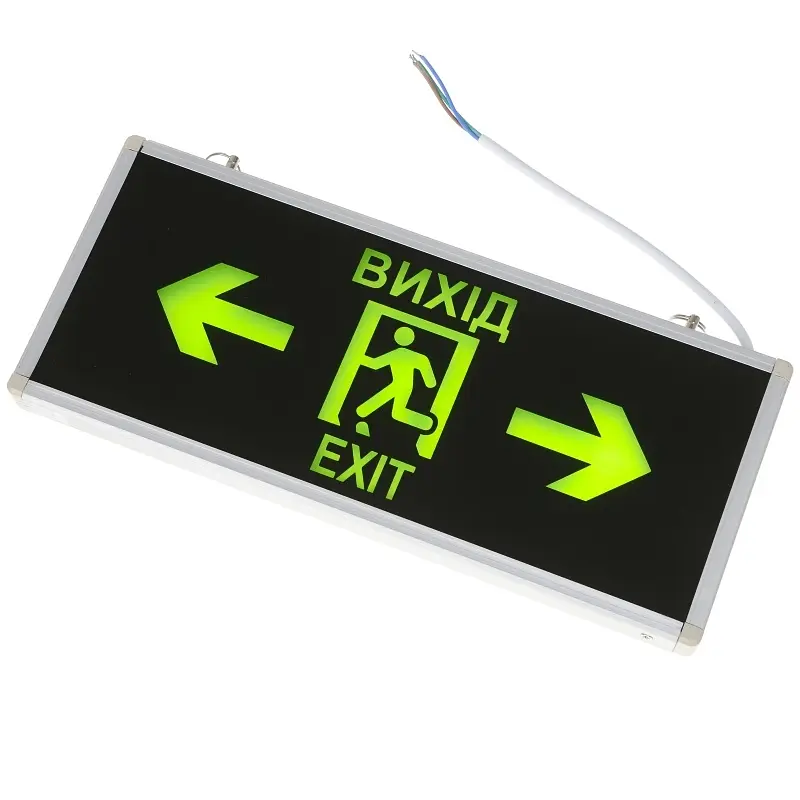 Світильник аварійний Brille 32-396 LED-807/3W Exit покажчик адміністративний з акумулятором - фото 2