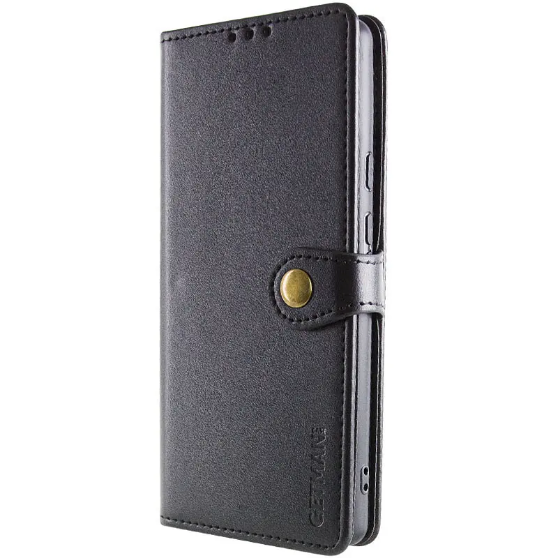 Кожаный чехол-книжка Getman Gallant (PU) для Motorola Moto G87 5G Черный - фото 4