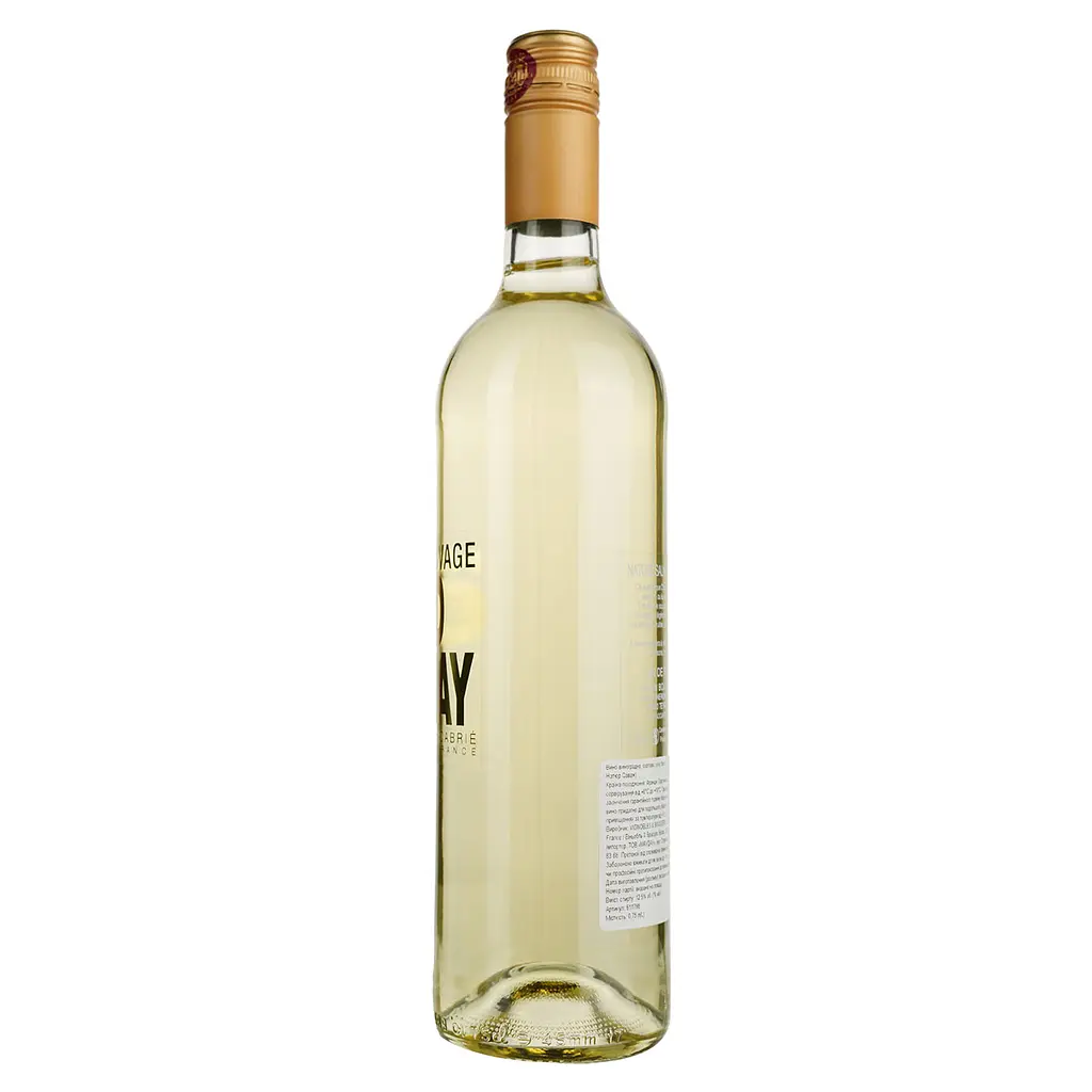 Вино Nature Sauvage Chardonnay Vin de France, біле, сухе, 0,75 л - фото 2