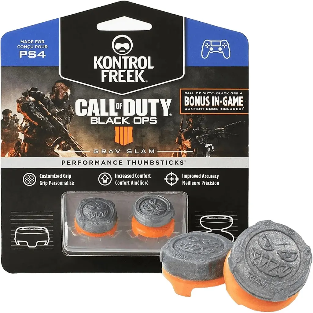 Накладки на стіки KontrolFreek Call Of Duty: Black Ops Grav Slam 2-pack для PS4/PS5 [B07H5SD5X9] [132922] - фото 7