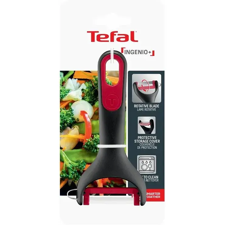 Овочечистка Tefal Ingenio+ червоно-чорний (K1992134) - фото 5