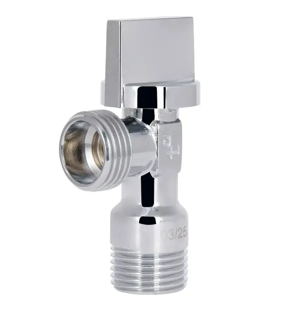 Кран приладовий Thermo Alliance Base Арко 1/2" ЗЗ хром, кутовий латунний SD185W1515