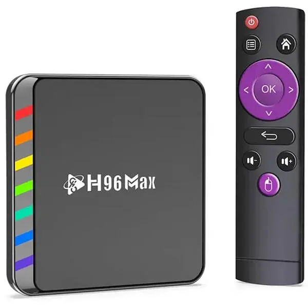 Смарт ТВ 4K HDR приставка H96 MAX W2 4/64Gb Amlogic S905W2 Android 11.0 Smart TV Box, налаштування Android TV у подарунок, YouTube та фільми без реклами - фото 4
