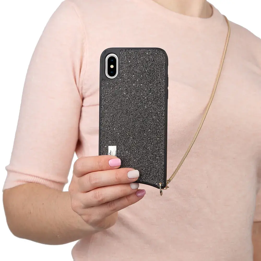 Чехол Becover Glitter для iPhone Xs Max Gray (703648) - фото 3