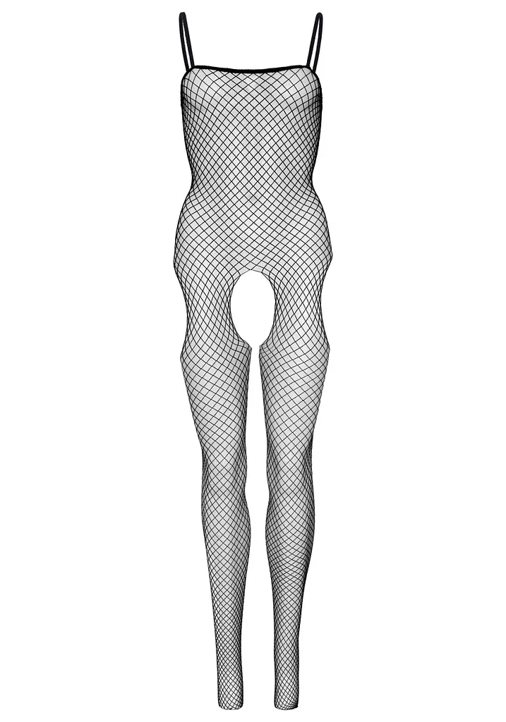 Бодістокінг Leg Avenue Suspender Bodystocking One size Black, велика сітка, доступ - фото 5