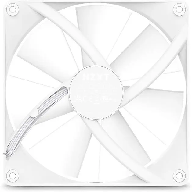 Вентилятор NZXT NZXT, F140RGB Core - 140mm - Hub-mounted RGB Fans-Single (White) (RF-C14SF-W1) - фото 5