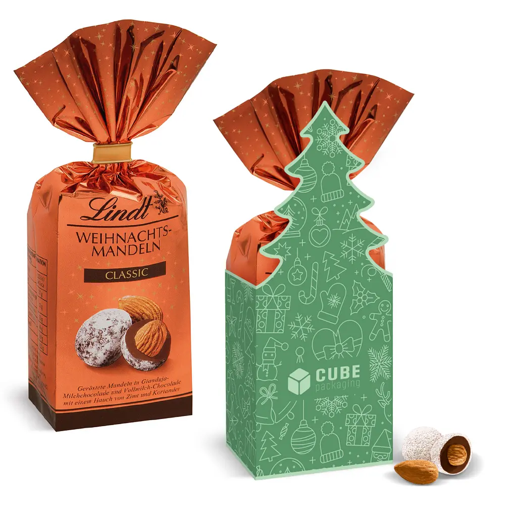 Шоколадні цукерки з мигдалем Lindt Weihnachts Mandeln Classic 100 г - фото 3