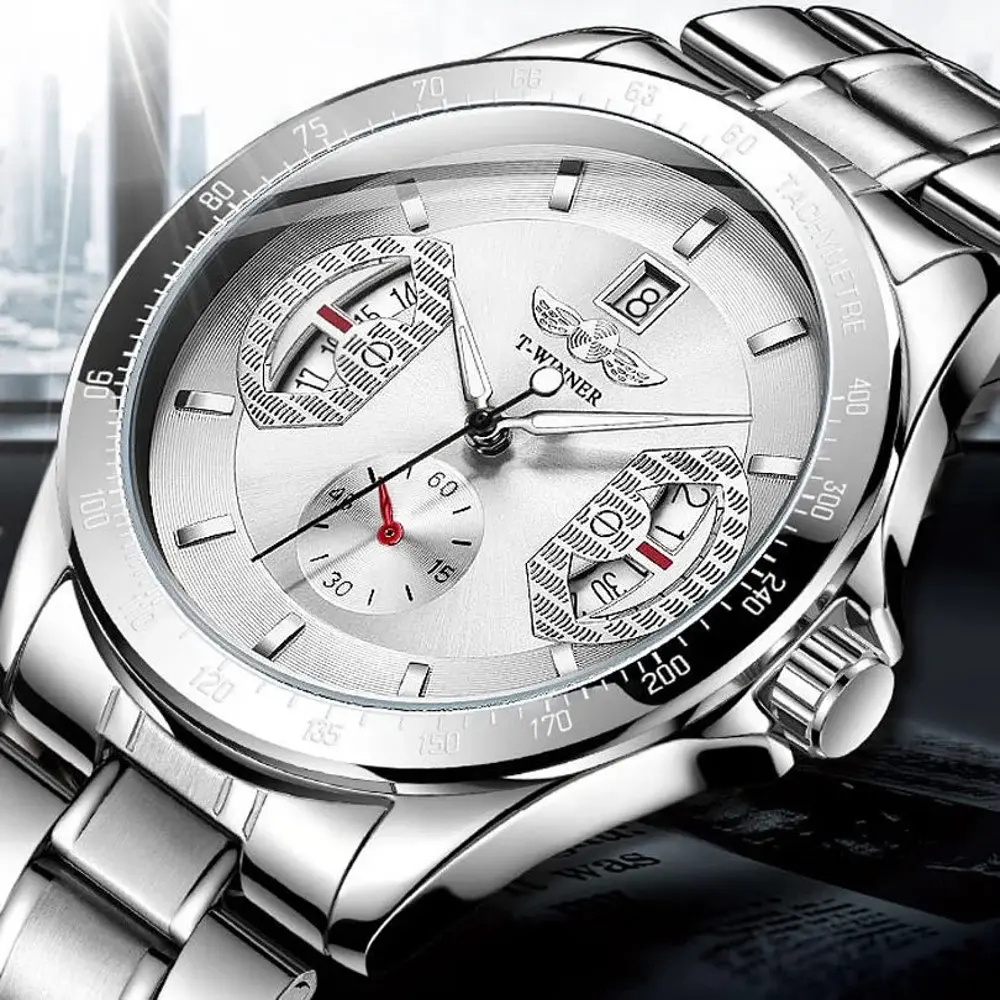 Чоловічий наручний годинник 8267 Silver Winner acs0029764 - фото 2