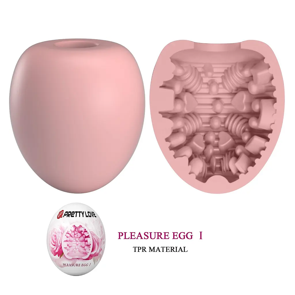 Мастурбатор яйцо Pretty Love Pleasure Egg I розовый - фото 4
