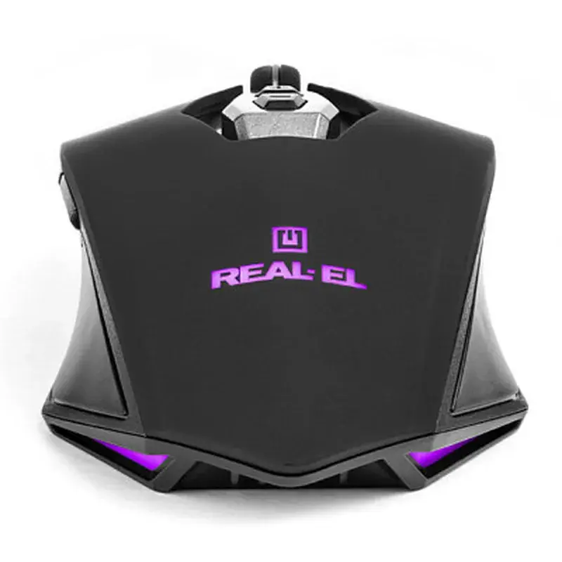 Мишка REAL-EL RM-525 USB Black (EL123200029) - фото 4