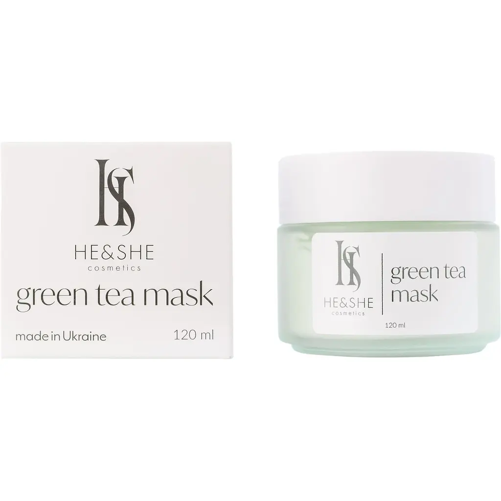 Восстанавливающая лифтинг маска He&She Cosmetics Green Tea 120 мл - фото 2