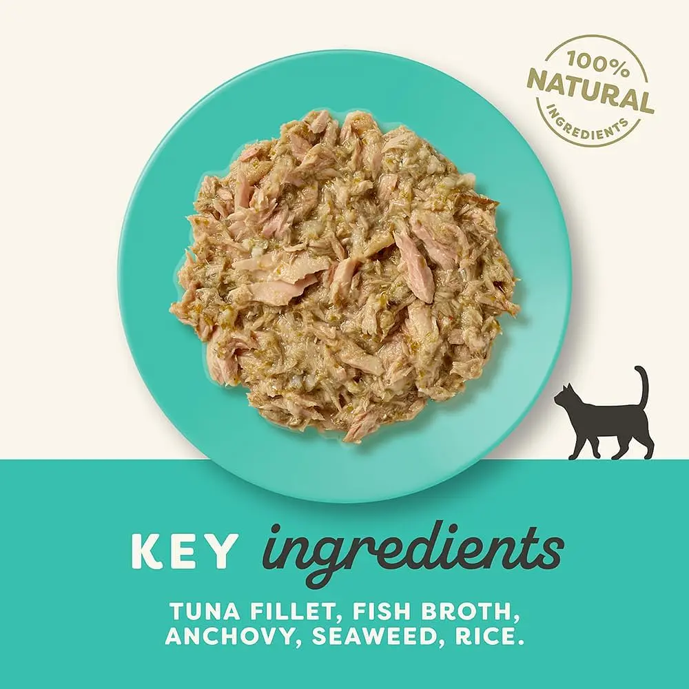 Вологий корм для кішок Applaws Tuna Fillet with Anchovy & Seaweed in Broth (тунець з анчоусами та водоростями в бульйоні) - фото 2