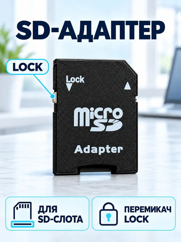 Карта пам'яті microSDHC 16 ГБ Class 10 з SD-адаптером Чорна (37261544) - фото 7