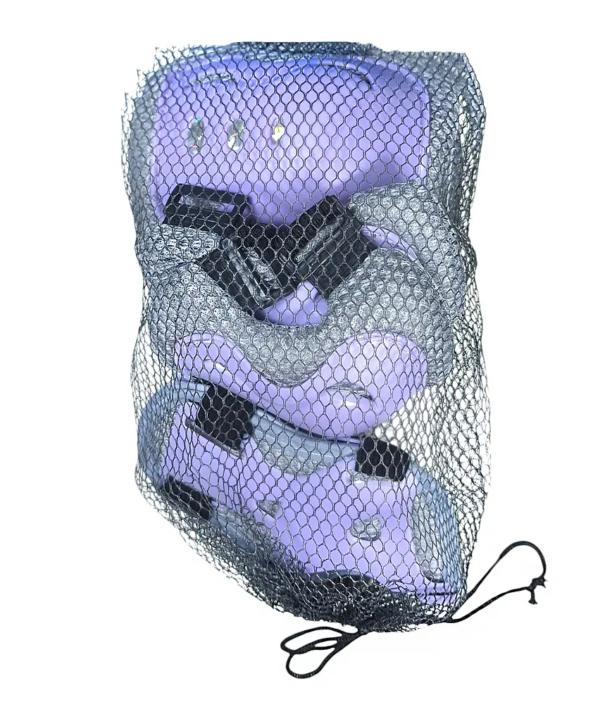 Комплект дитячого захисту А09 XS (3-5 р) ліловий з сірим (G0002254) - фото 3