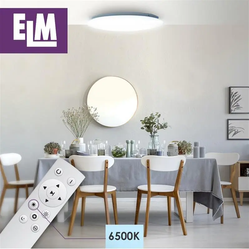 Світильник стельовий з пультом ДК ELM Sirius 48W 3000-6500К IP20 26-0075 - фото 6