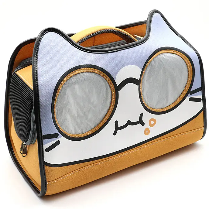 Рюкзак для кота Croci Catmania Tomodachi 40x20x36см до 10 кг помаранчевий (C2178087) - фото 3