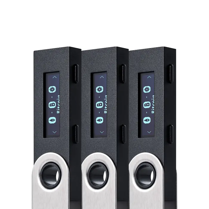 Набір криптогаманців Ledger Family Pack Nano S Matte Black - фото 4