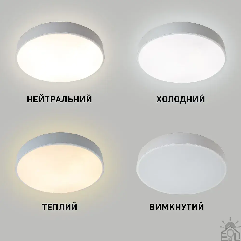Світлодіодна люстра ONIX R 60 Вт 450x60 мм Біла Керується вимикачем (без пульта) ESLLSE - фото 3