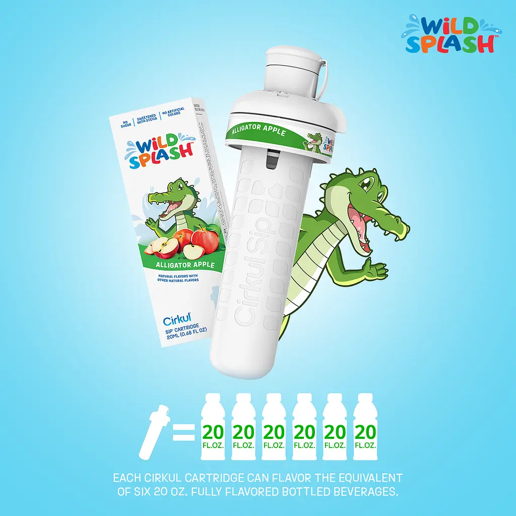 Картридж для напоїв Cirkul Wild Splash Alligator Apple Flavor Cartridge 1 упаковка - фото 2