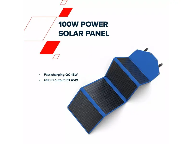 Зарядний пристрій на сонячній батареї Canyon SP-100 100W (CND-SP100W) - фото 3