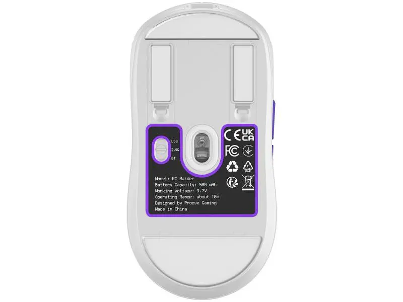 Миша Proove Gaming RC Raider White/Purple (WMRR00122017) - фото 5