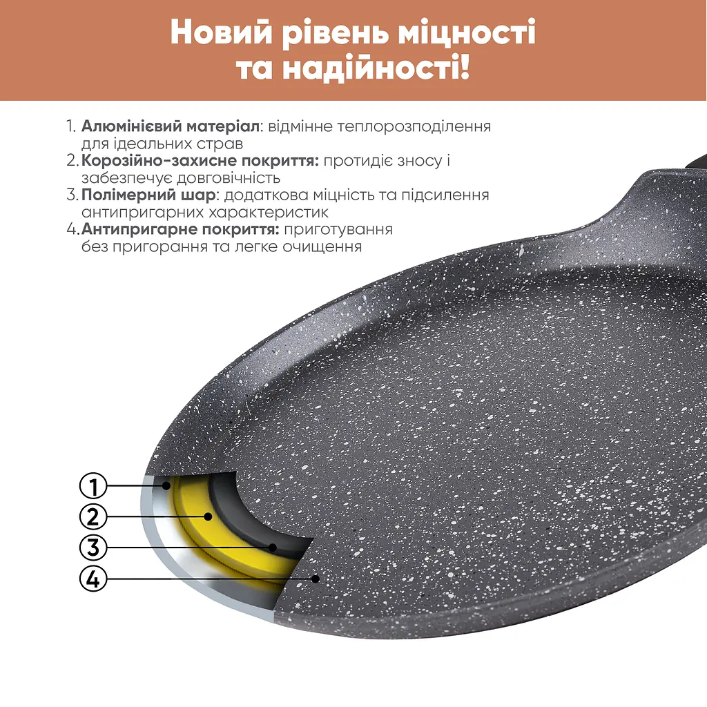 Сковорода Krauff Fry Power для млинців 24 см (25-45-130) - фото 6