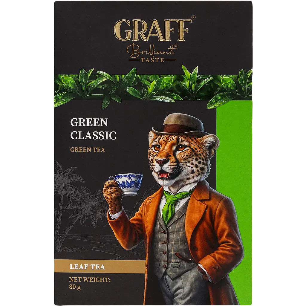 Чай байховий зелений Graff Green Classic Класичний зелений 80 г - фото 3