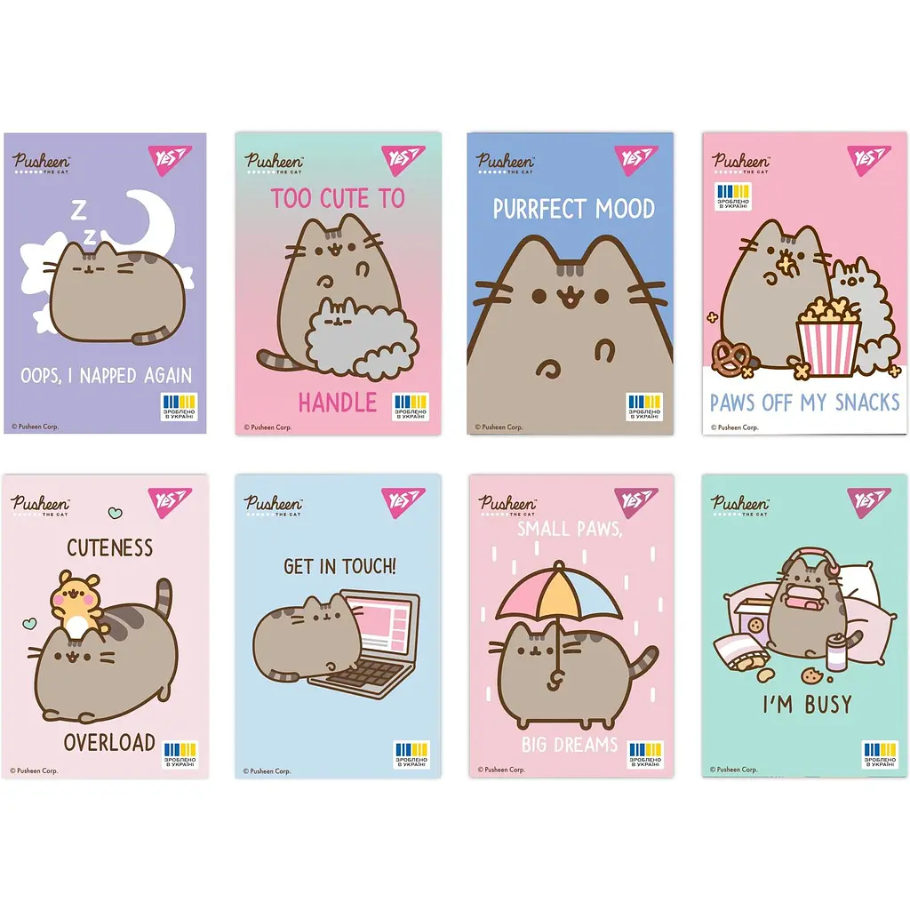 Блокнот Yes Pusheen А7, 48 аркушів (152111) - фото 2