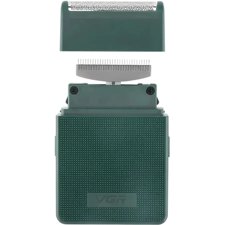 Электробритва VGR V-376 Green Shaver с выдвижным триммером зеленая (44961-V-376_208) - фото 2