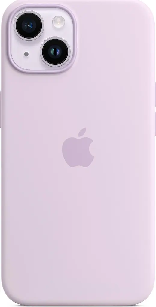 Чохол протиударний силіконовий Silicone Case MPRY3ZE/A MagSafe (Original) для Apple iPhone 14 (6.1") Lilac - фото 8